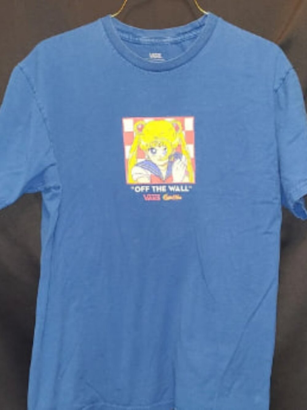 Vans X Sailor Moon Pretty Guardian Graphic T-Shirt True Blue Men's Med
